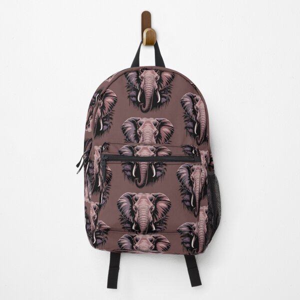 Item preview, Majestic Elephant Portrait in Dark Jungle Style designed and sold by Royalsticker.