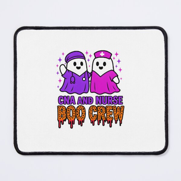 Item preview, CNA and Nurse Boo Crew Cute Ghost Halloween Medical Design – Spooky Healthcare Shirt Graphic designed and sold by ClinicalHubs.