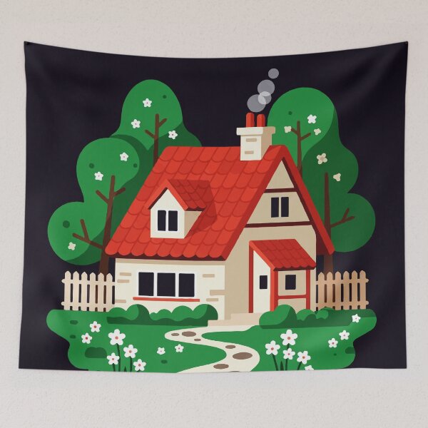Item preview, Cute house designed and sold by Design4uStudio.