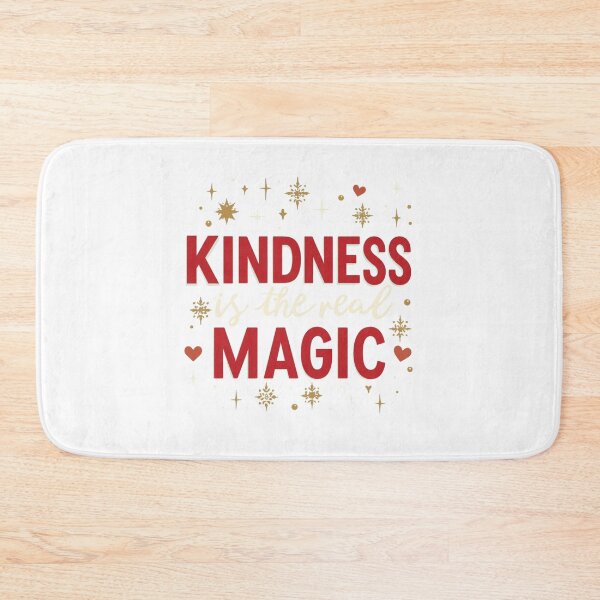 Item preview, Kindness Is the Real Magic – Christmas Quote Typography Design designed and sold by Graphic Therapist.