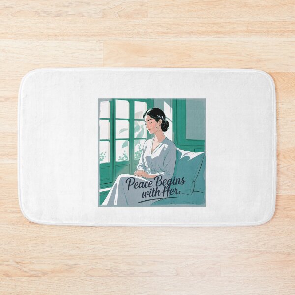 Item preview, Peace Begins With Her traditional femininity designed and sold by SloganSauce.