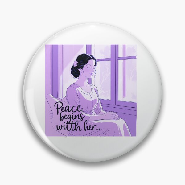 Item preview, Peace Begins With Her homemaker energy designed and sold by SloganSauce.