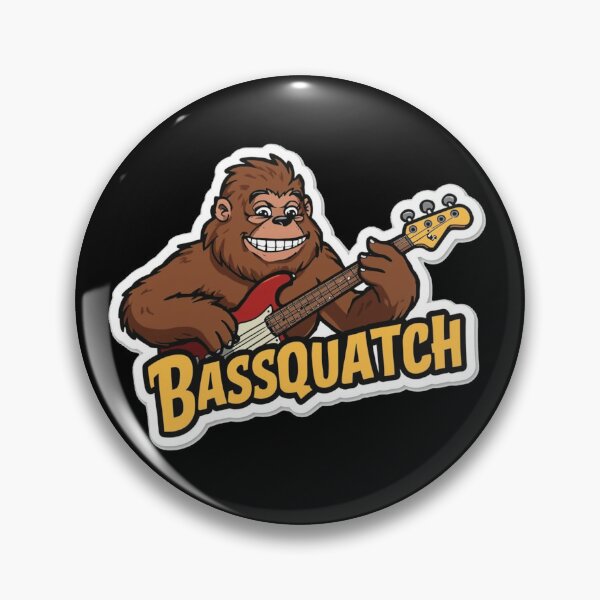 Item preview, Bassquatch Bass Guitar big foot play on guitar  designed and sold by zuzzelek44.