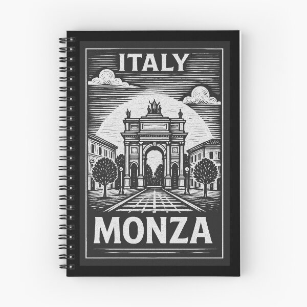 Item preview, Monza Italy Linocut Style  designed and sold by Thistle-TShop.