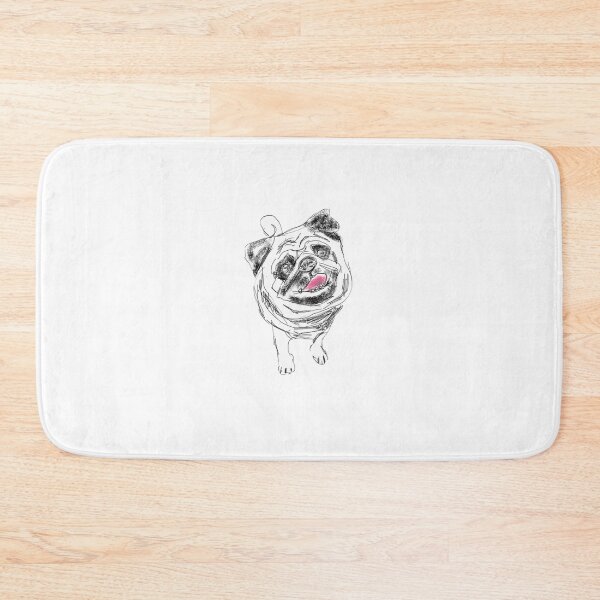 Item preview, Playful Pug Sketch — Expressive Dog Art designed and sold by Lawn073.