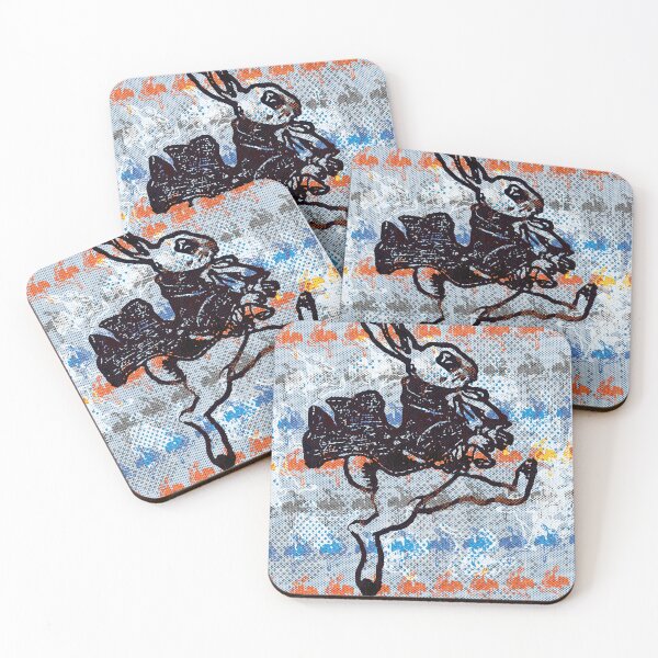 Item preview, White Rabbit Run Run Run - Alice in Wonderland Rabbit designed and sold by JoeyCapivara.