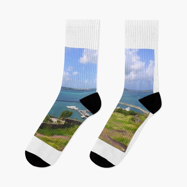 Item preview, Harbor View from Fort Louis Saint Martin designed and sold by LisaWootenPhoto.
