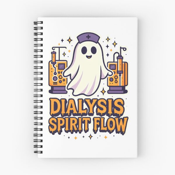 Item preview, Dialysis Spirit Flow Ghost Nurse Halloween Design – Cute Dialysis Tech Spooky Shirt Graphic designed and sold by ClinicalHubs.