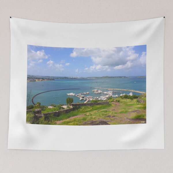 Item preview, Harbor View from Fort Louis Saint Martin designed and sold by LisaWootenPhoto.