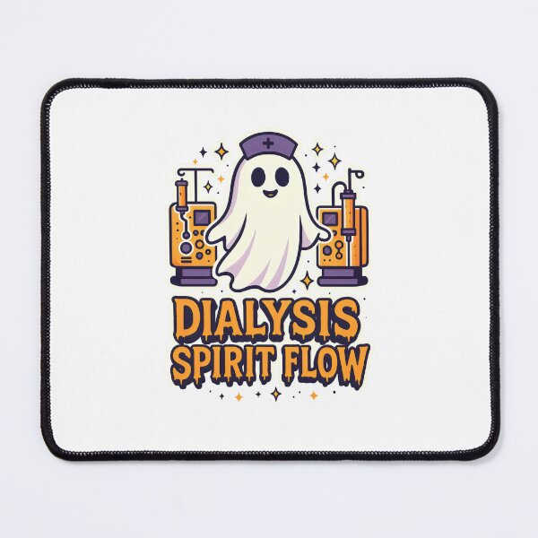 Item preview, Dialysis Spirit Flow Ghost Nurse Halloween Design – Cute Dialysis Tech Spooky Shirt Graphic designed and sold by ClinicalHubs.