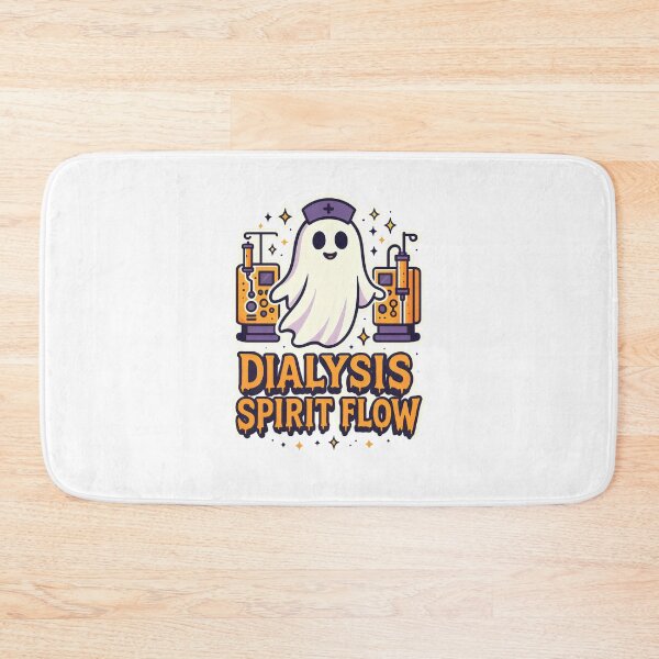 Item preview, Dialysis Spirit Flow Ghost Nurse Halloween Design – Cute Dialysis Tech Spooky Shirt Graphic designed and sold by ClinicalHubs.