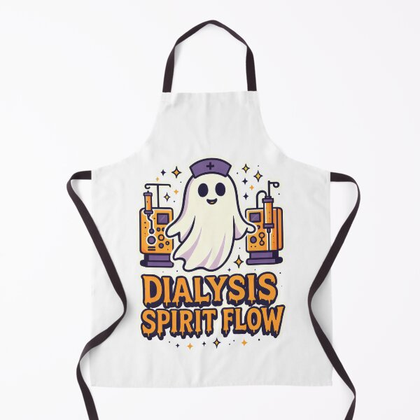Item preview, Dialysis Spirit Flow Ghost Nurse Halloween Design – Cute Dialysis Tech Spooky Shirt Graphic designed and sold by ClinicalHubs.