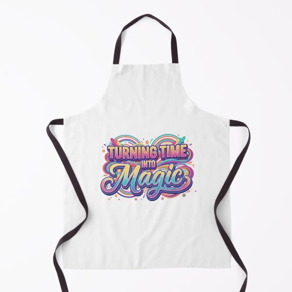 Item preview, Turning Time Into Magic-Colorful Inspirational Typography Quote Design designed and sold by Aarvya Fashion Club ( A.F.C ).