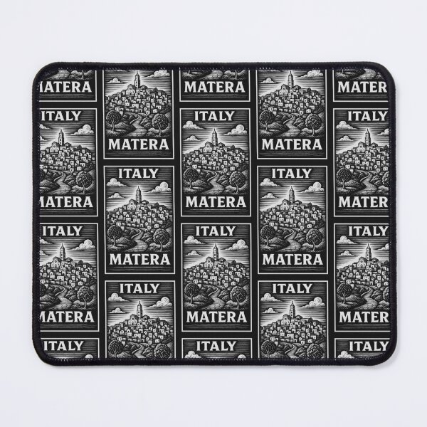 Item preview, Matera Italy Linocut Style designed and sold by Thistle-TShop.