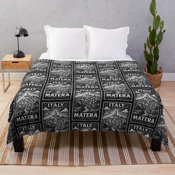 Item preview, Matera Italy Linocut Style  designed and sold by Thistle-TShop.