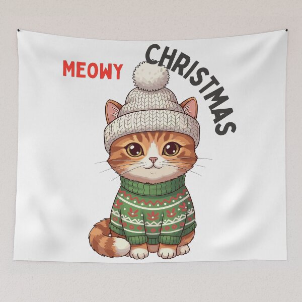 Item preview, Meowy Christmas . designed and sold by Anime-Clothes1.