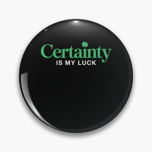 Item preview, Luck Certainty Minimal Quote Inner Peace St Patricks Day designed and sold by clothesy7.