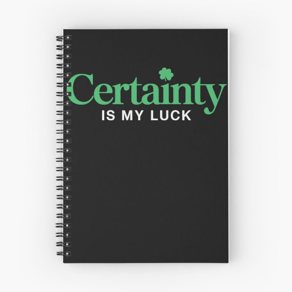 Item preview, Luck Certainty Minimal Quote Inner Peace St Patricks Day designed and sold by clothesy7.