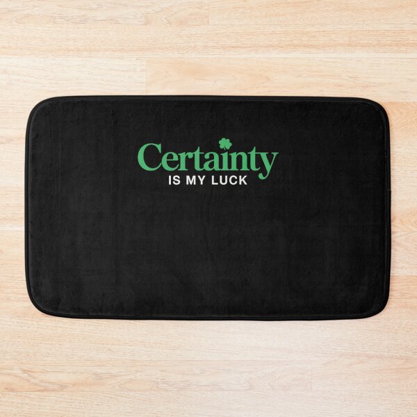 Item preview, Luck Certainty Minimal Quote Inner Peace St Patricks Day designed and sold by clothesy7.