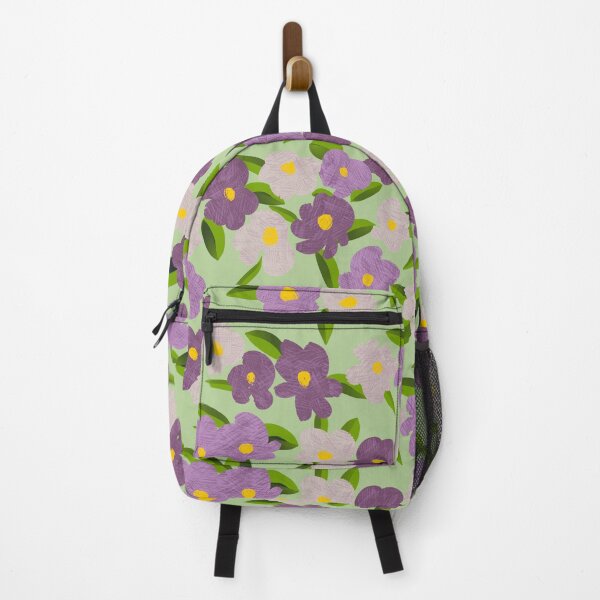 Item preview, Purple Wildflower Garden Scatter Pattern designed and sold by Jackie Scott Artist.