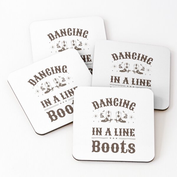 Item preview, Dancing in a Line Boots – Line Dancing Country Western designed and sold by TalkTee Me.