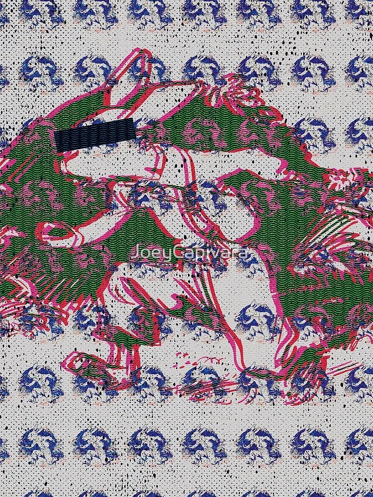 Thumbnail 3 of 3, Scarf, Jack Rabbit - Rabbit Run designed and sold by JoeyCapivara.