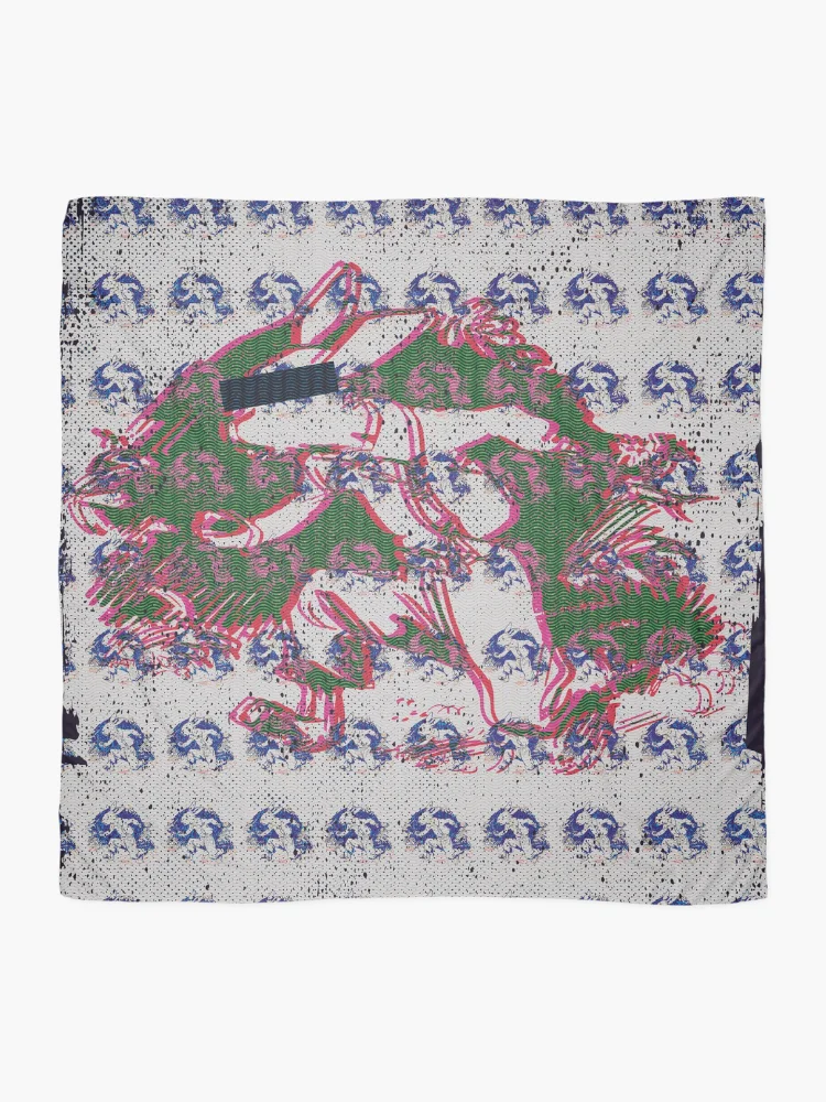 Thumbnail 2 of 3, Scarf, Jack Rabbit - Rabbit Run designed and sold by JoeyCapivara.