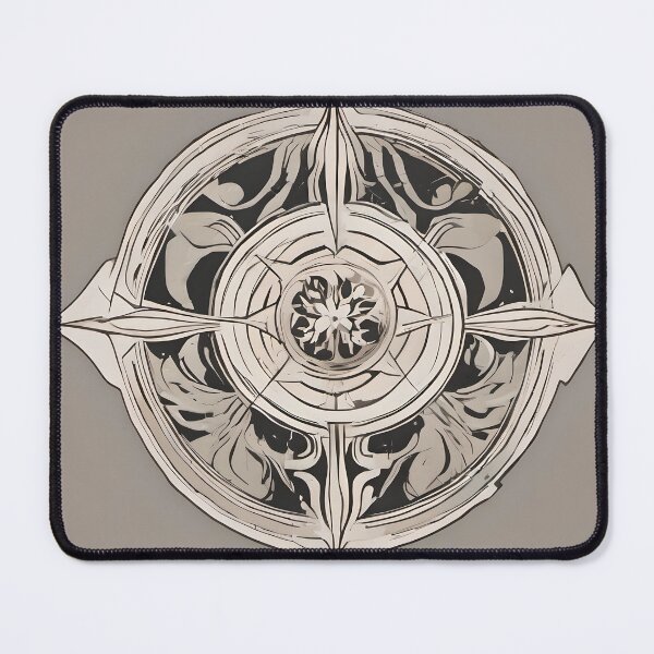 Item preview, Modern Heritage Compass Medallion designed and sold by Solara Meridian Studio.