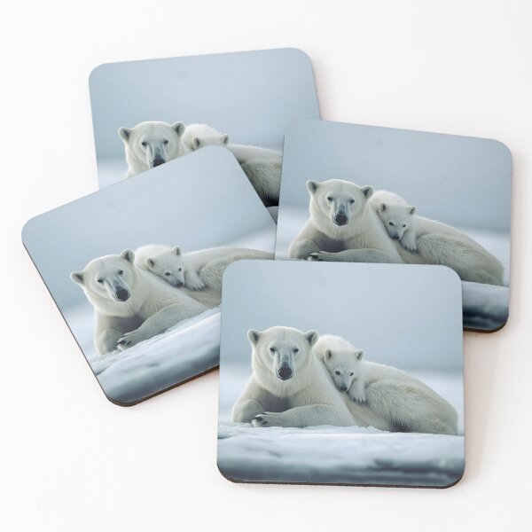 Item preview, Polar Bear Mother and Cub designed and sold by Titphilou.