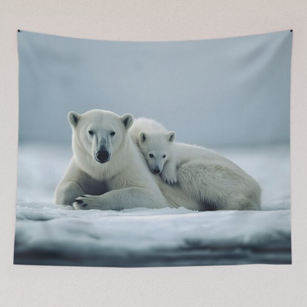 Item preview, Polar Bear Mother and Cub designed and sold by Titphilou.