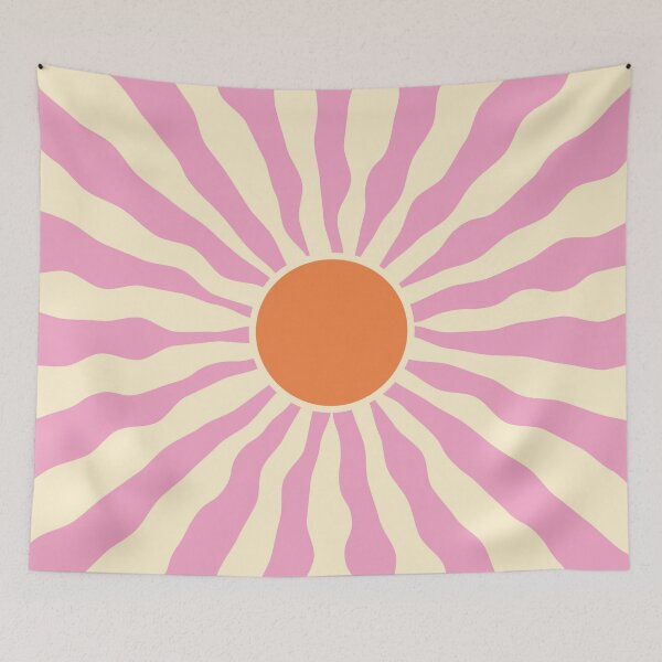 Item preview, Retro Sunburst Wavy Rays Pattern designed and sold by Tato's.
