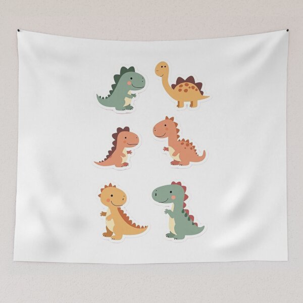 Item preview, Cute Baby Dinosaur Sticker Set designed and sold by TinyJoy Studio.