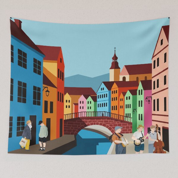Item preview, Life in a tourist city designed and sold by Design4uStudio.