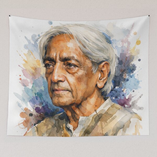 Item preview, Jiddu Krishnamurti designed and sold by Sarcastic designs.