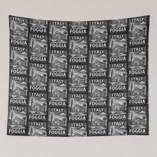 Item preview, Foggia Italy Linocut Style  designed and sold by Thistle-TShop.