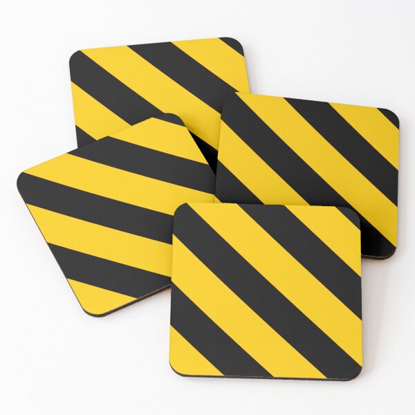 Item preview, Black Yellow Lines designed and sold by RASUNED.