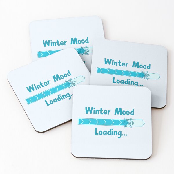 Item preview, Winter Mood Loading Snowflake Quote designed and sold by Inkworksbyshery.