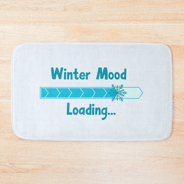 Item preview, Winter Mood Loading Snowflake Quote designed and sold by Inkworksbyshery.