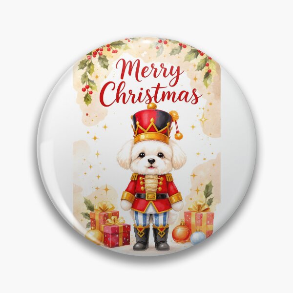 Item preview, Christmas Maltipoo Nutcracker designed and sold by Kedspicedesign.
