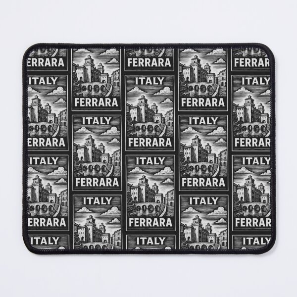 Item preview, Ferrara Italy Linocut Style designed and sold by Thistle-TShop.