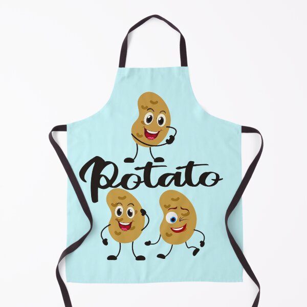 Item preview, One Potato Two Potatoes Kawaii Veggie Art designed and sold by SandyMDesigns.