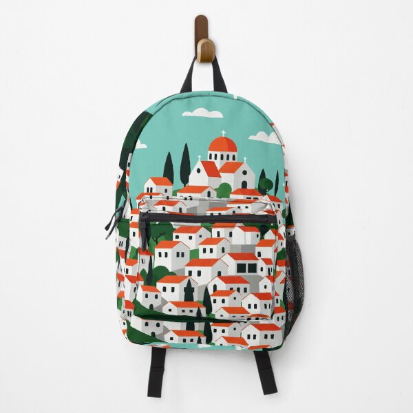 Item preview, A village on a mountainside designed and sold by Design4uStudio.