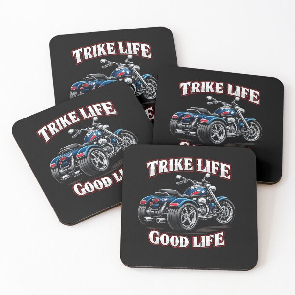Item preview, Trike Life Good Life T-Shirt | American Trike Motorcycle Biker Shirt | Vintage Cruiser Trike Rider Tee designed and sold by DailyDrivesct.