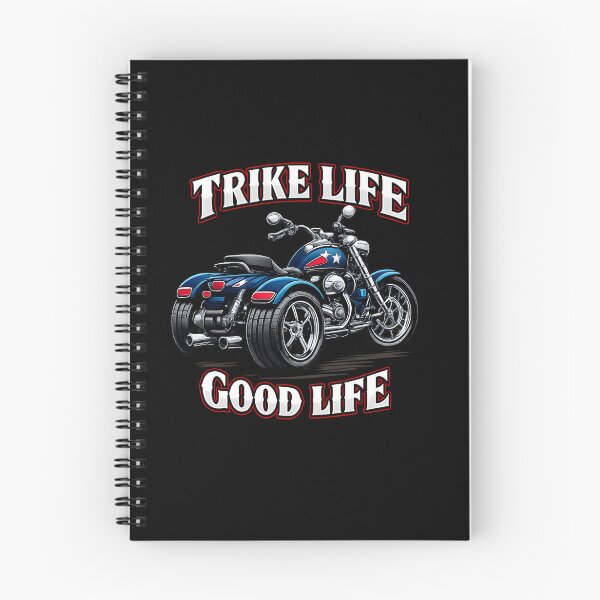 Item preview, Trike Life Good Life T-Shirt | American Trike Motorcycle Biker Shirt | Vintage Cruiser Trike Rider Tee designed and sold by DailyDrivesct.