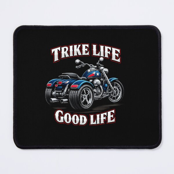 Item preview, Trike Life Good Life T-Shirt | American Trike Motorcycle Biker Shirt | Vintage Cruiser Trike Rider Tee designed and sold by DailyDrivesct.