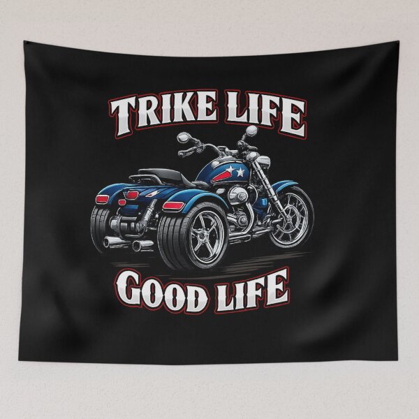 Item preview, Trike Life Good Life T-Shirt | American Trike Motorcycle Biker Shirt | Vintage Cruiser Trike Rider Tee designed and sold by DailyDrivesct.