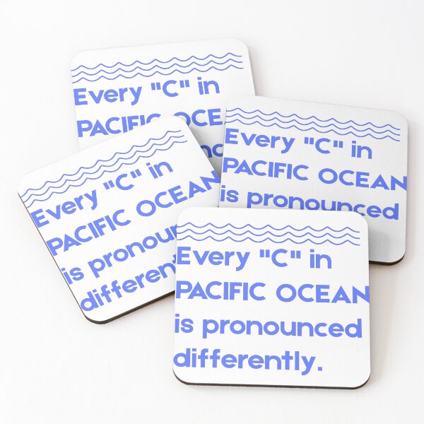 Item preview, Every C in Pacific Ocean - Funny  designed and sold by RickE.