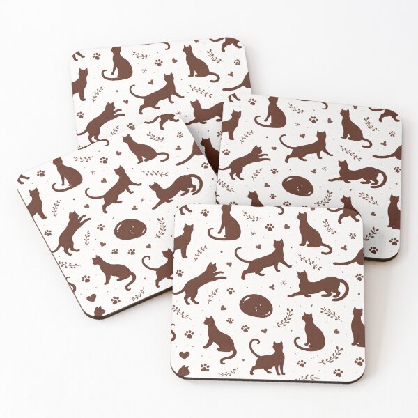 Item preview, Chocolate Cats designed and sold by Poetic Patterns Studio.