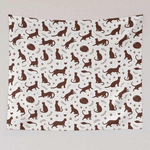 Item preview, Chocolate Cats designed and sold by Poetic Patterns Studio.