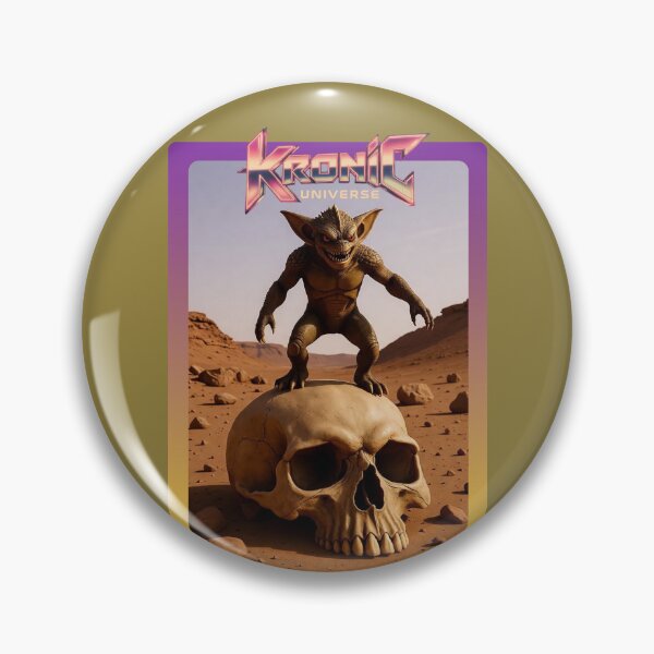 Aperçu de l'œuvre Gremlin Crâne Surfeur de sable créée et vendue par Kronic Universe.